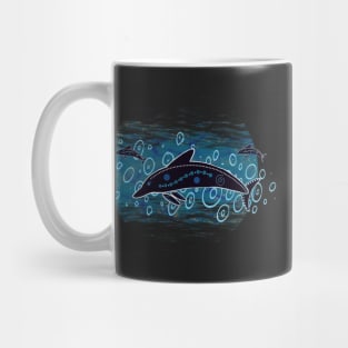 Deep dive dolphin Mug